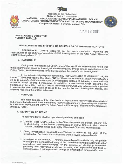 cidms pnp meaning|Guidelines on the Transfer of Investigators .